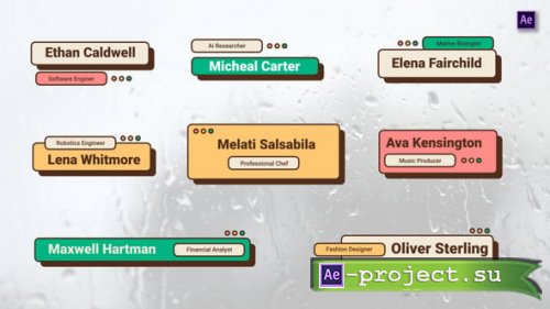 Videohive - Creative Lower Thirds - 57353674 - Project for After Effects