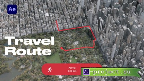 Videohive - Travel Route - 57333970 - Project for After Effects