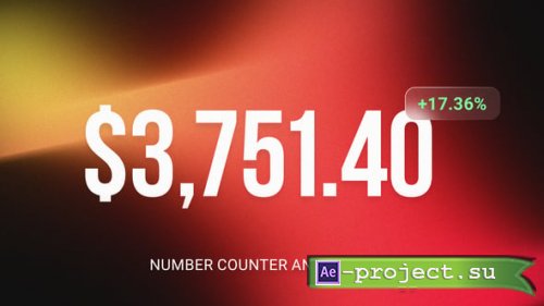 Videohive - Number Counter Animations - 57355988 - Project for After Effects