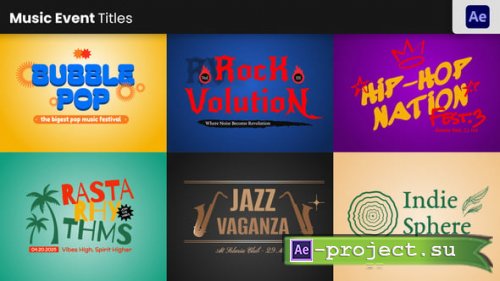 Videohive - Music Event Titles - 57329266 - Project for After Effects