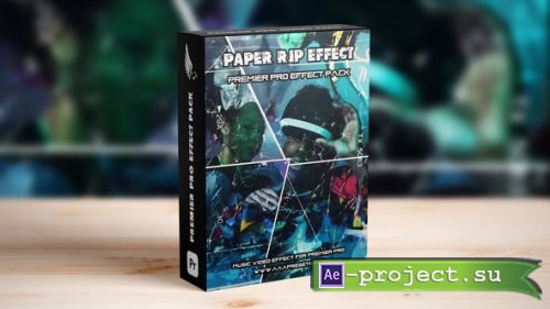 Videohive - 4 Paper Rip Effect Pack for Premiere Pro - 57354456