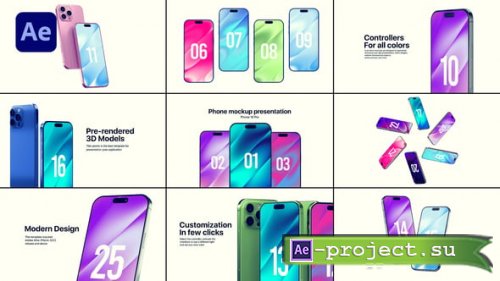 Videohive - Phone 16 Pro Mockup - 57365563 - Project for After Effects