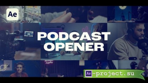 Videohive - Podcast Opener - 57367070 - Project for After Effects