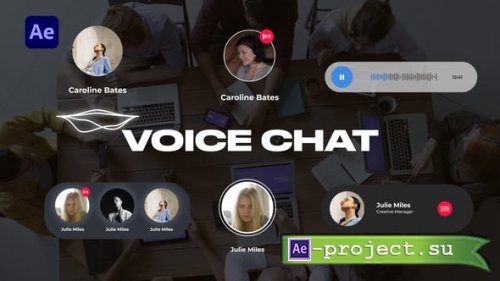Videohive - Voice Chat - 57368736 - Project for After Effects