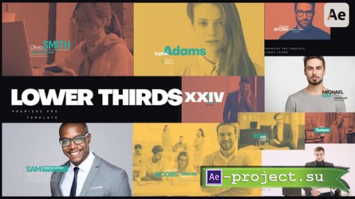 Videohive - Lower Thirds XXIV - 57398214 - Project for After Effects