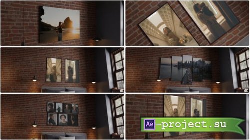 Videohive - Interior Room Art Photo Mockups - 57397107 - Project for After Effects