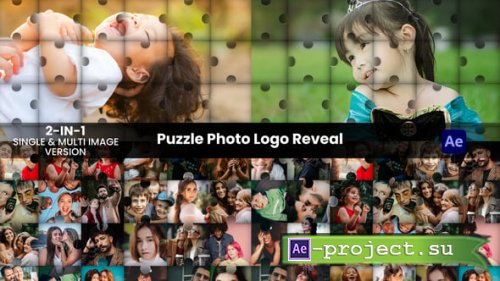 Videohive - Puzzle Photo Logo Reveal - 57170858 - Project for After Effects