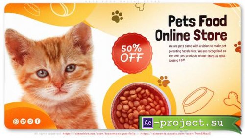 Videohive - Pets Food Online Store - 57424740 - Project for After Effects