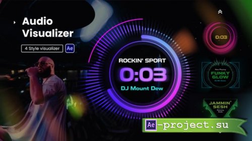 Videohive - Futuristic Audio Visualizer - 57420932 - Project for After Effects