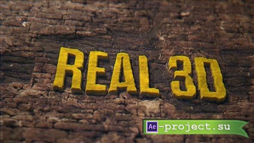 Videohive - Real 3D Titles - 57411910 - Project for After Effects