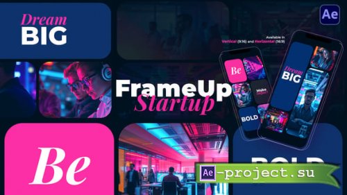 Videohive - FrameUp  Startup Edition - 57400282 - Project for After Effects