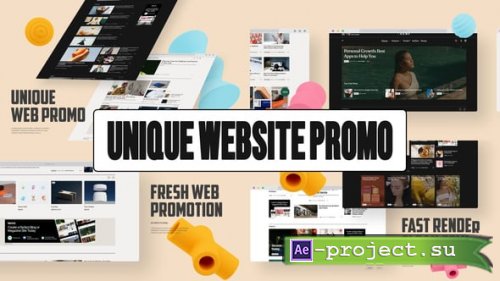 Videohive - Unique Website Promo - 57565585 - Project for After Effects