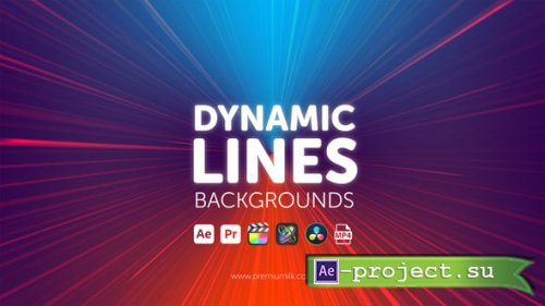 Videohive - Dynamic Lines Backgrounds - 57596376 - Project for After Effects