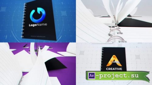 Videohive - Business Notebook Reveal - 57462903 - Project for After Effects