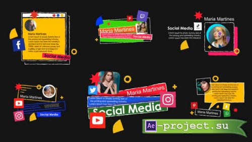 Videohive - Social Media Titles Pack - 57592468 - Project for After Effects