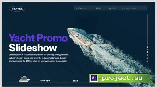 Videohive - Summer Yacht Travel Promo - 57555482 - Project for After Effects