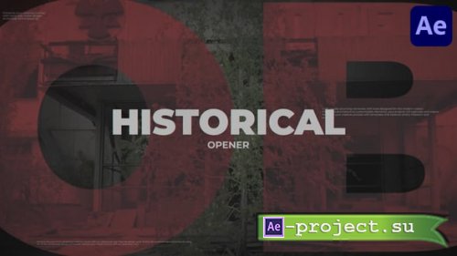 Videohive - Historical Opener for After Effects - 57571995 - Project for After Effects