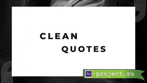 Videohive - Clean Quotes - 57575499 - Project for After Effects