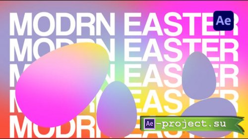 Videohive - Easter Gradient Evolved Logo Unveil - 57613762 - Project for After Effects