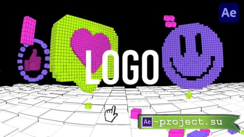 Videohive - Voxel Rush Logo Reveal - 57613869 - Project for After Effects