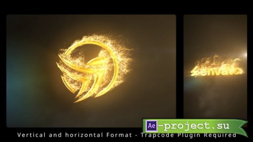 Videohive - Golden Particles Logo Reveal - 57592179 - Project for After Effects