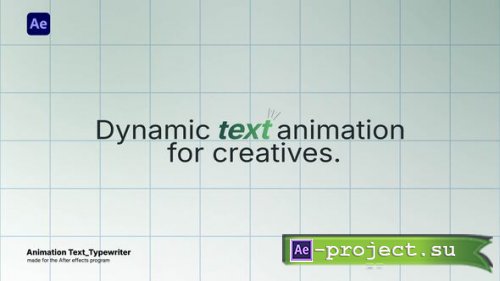 Videohive - Typewriter - 57555474 - Project for After Effects