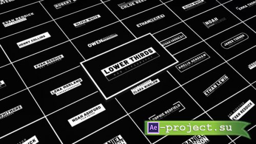 Videohive - RGB Lower Thirds - 57629646 - Project for After Effects