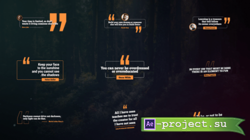 Videohive - Quotes Titles - 57628608 - Project for After Effects