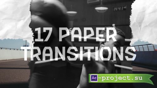 Videohive - 17 Paper Transitions - 57676698 - Project for After Effects