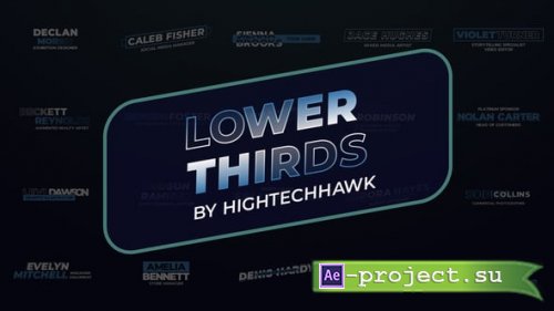 Videohive - Lower Thirds - 57737187 - Project for After Effects