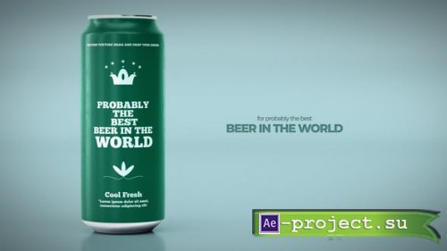 Videohive - Beer Can Mock Up - 57743017 - Project for After Effects