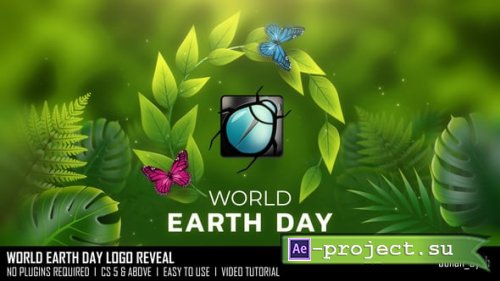 Videohive - World Earth Day Logo Reveal - 57758732 - Project for After Effects