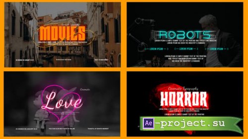 Videohive - Cinematic Titles - 57768529 - Project for After Effects