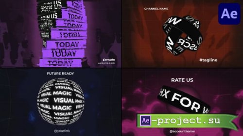 Videohive - Kinetic Typography Scenes for After Effects - 57726221 - Project for After Effects