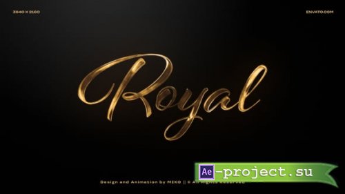 Videohive - Gold Logo Intro - 57798767 - Project for After Effects