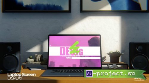 Videohive - Laptop Screen Mockup - 57800906 - Project for After Effects