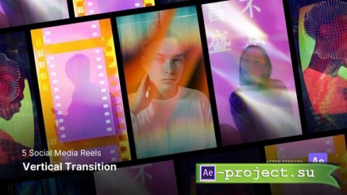 Videohive - Social Media Reels - Vertical Transition After Effects Template - 57800437 - Project for After Effects