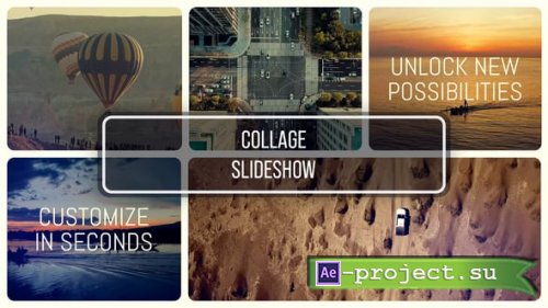 Videohive - Collage Slideshow | Split Screen Opener - 57816296 - Project for After Effects