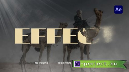 Videohive - Particle & Dust Text Effect - 57813747 - Project for After Effects