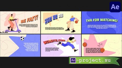 Videohive - Cartoon Sport Slides for After Effects - 57813742 - Project for After Effects