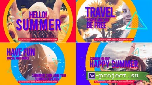 Videohive - Summer Opener - 57765304 - Project for After Effects