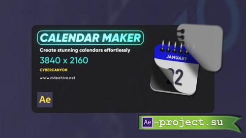 Videohive - Calendar Maker - 57787749 - Project for After Effects