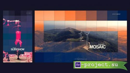 Videohive - Slideshow Elegant Mosaic - 57740835 - Project for After Effects