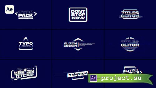 Videohive - Glitch Titles - 57827051 - Project for After Effects