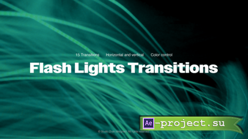 Videohive - Flash Lights Transitions - 57380482 - Project for After Effects