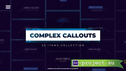 Videohive - Complex CallOuts - 41183023 - Project for After Effects