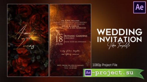 Videohive - Wedding Invitation 4 - 57859837 - Project for After Effects