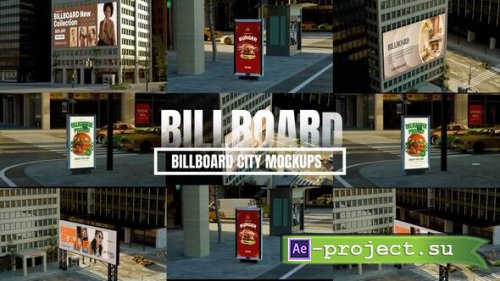 Videohive - Billboard City Mockup - 57502364 - Project for After Effects