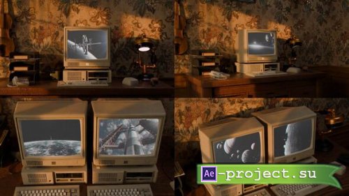 Videohive - Old Computer Mockup - 56856000 - Project for After Effects