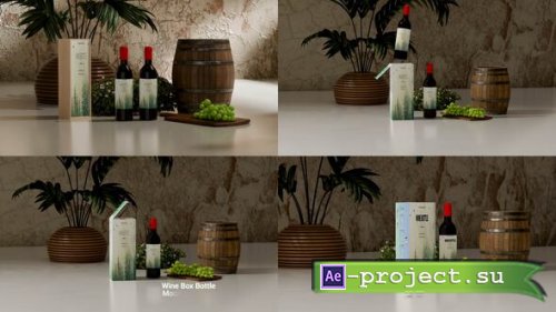 Videohive - Wine Bottle mockup - 57742748 - Project for After Effects